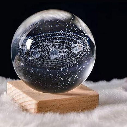Crystal Orbit Lamp