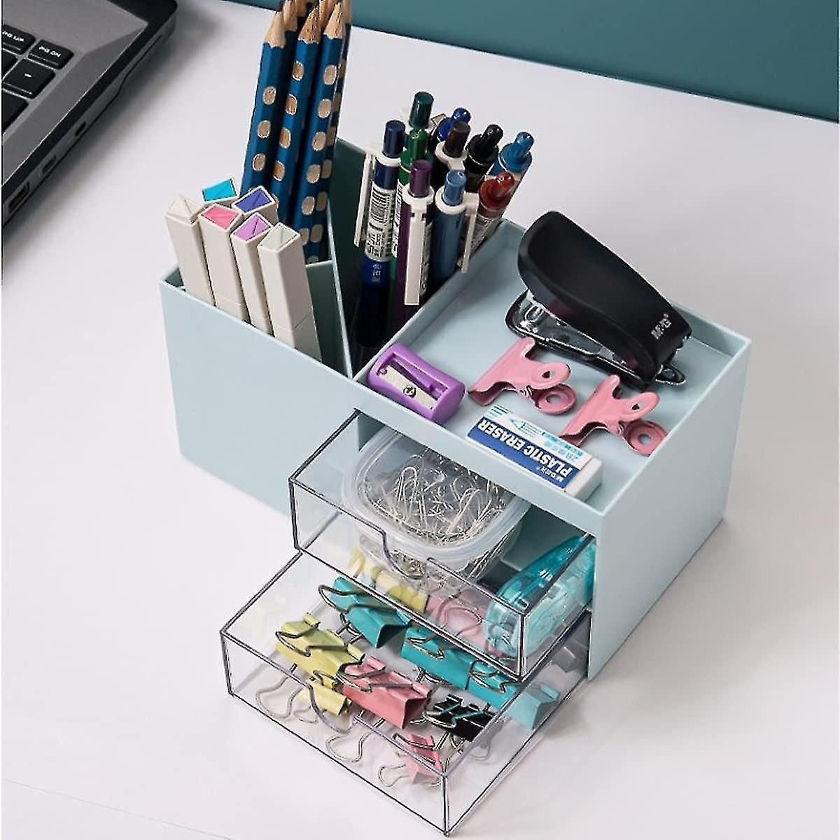 Pencil Holder Simple Multifunctional Desktop Storage Box Drawer Storage Box