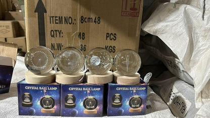 Crystal Orbit Lamp