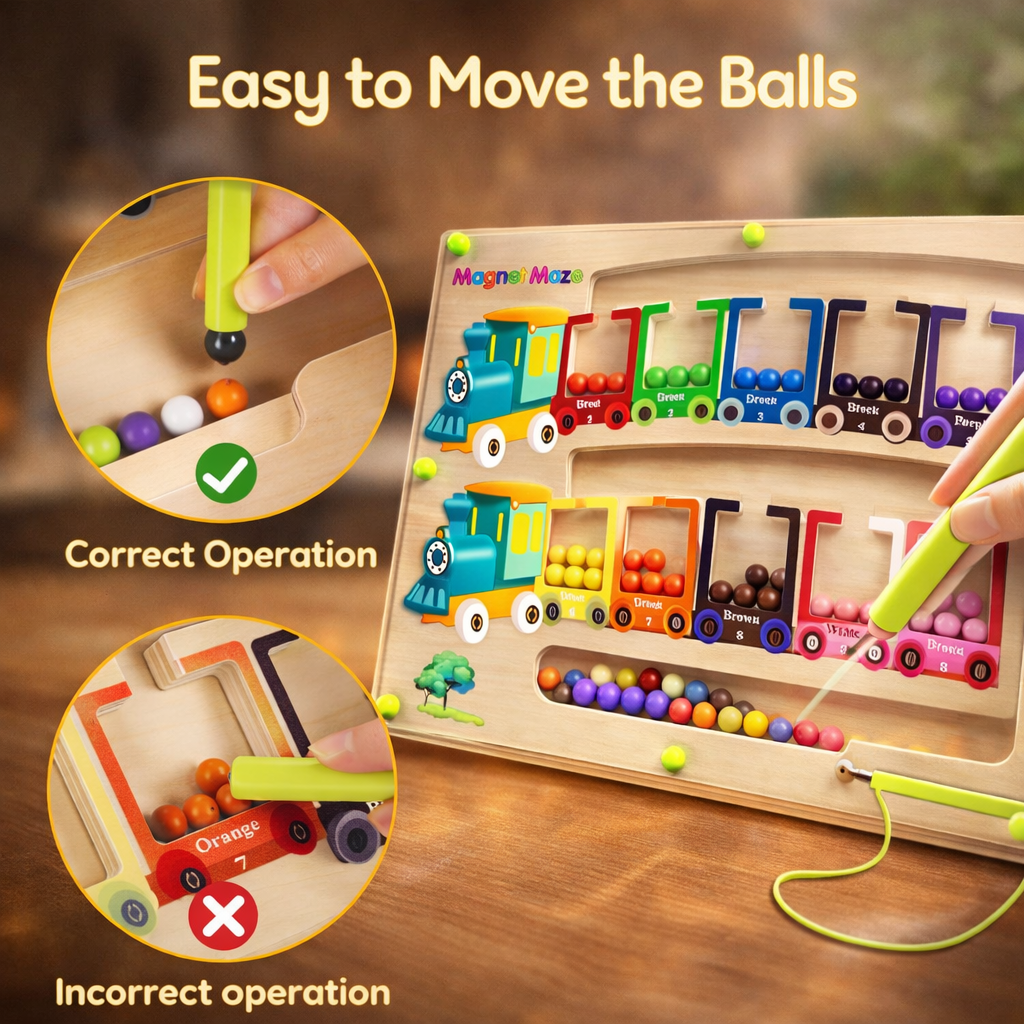 Montessori Magnetic Learning Maze
