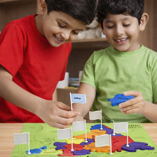 Indian Map Explorer Puzzle