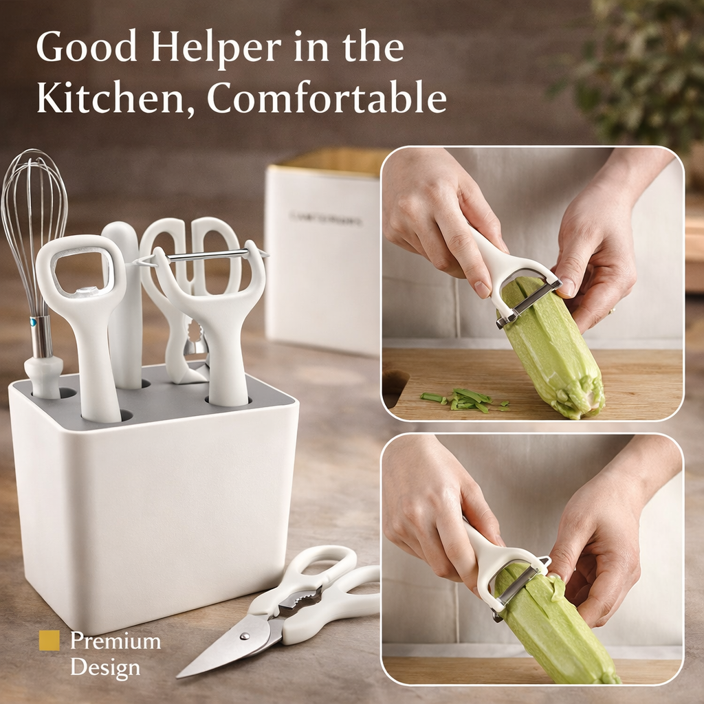 Essential Stainless Steel Kitchen Tool Set