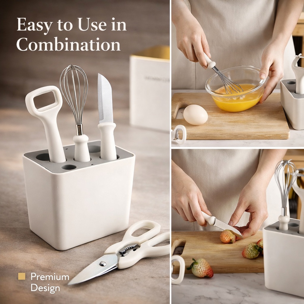 Essential Stainless Steel Kitchen Tool Set